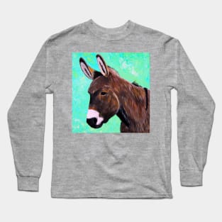Donkey Painting Long Sleeve T-Shirt